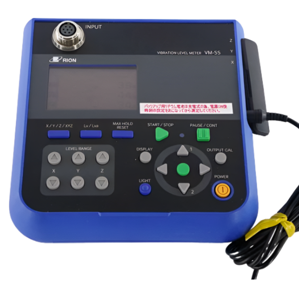 Rion รุ่นVM-55เครื่องวัดความสั่นสะเทือนแบบ3แกน,Tri-Axis Vibration Meter with a Wide Range of Options,Meas.range:25～120dB(Z)