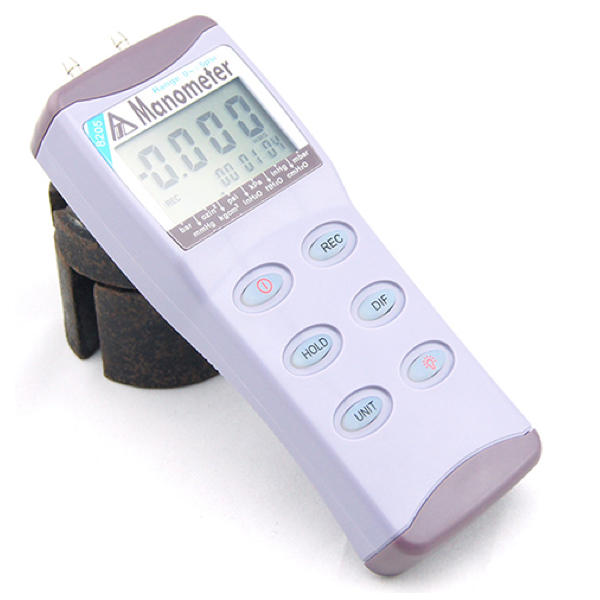 AZ Instrument รุ่น8205เครื่องวัดความดันของลมแบบดิจิตัลPortable Digital Manometer,Meas.range:0~5psi,Max.Presure:20psi.