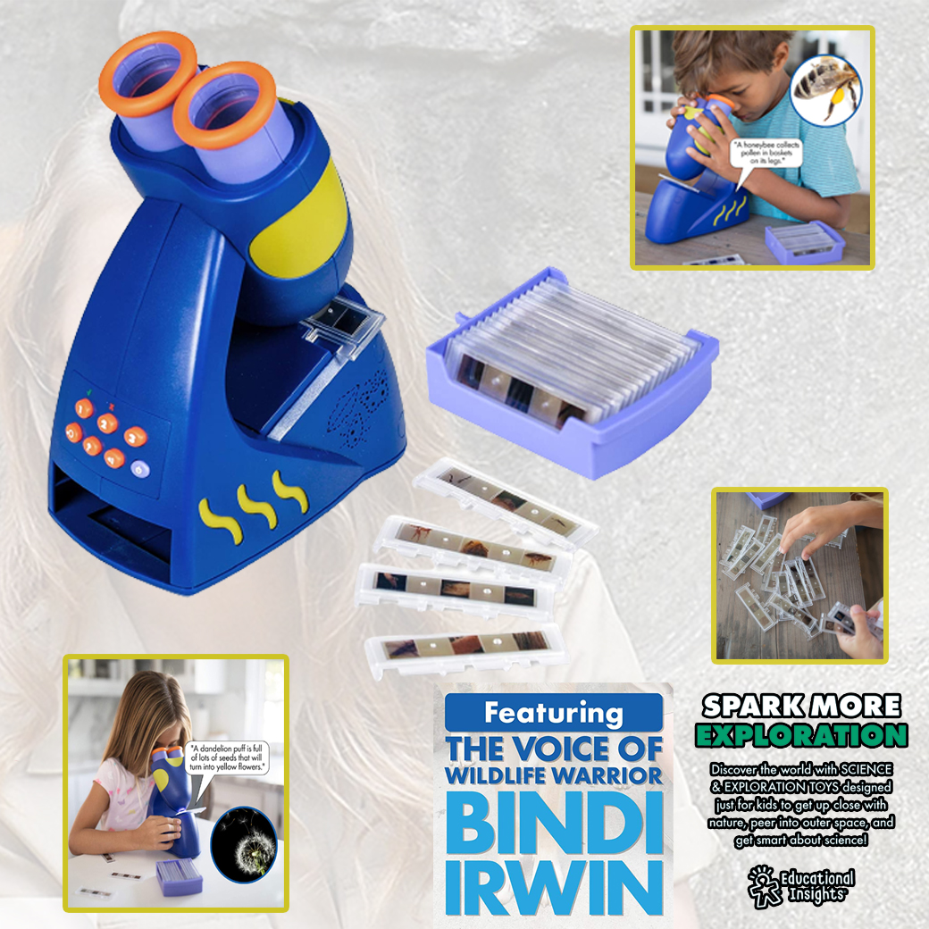 กล้องจุลทรรศน์พูดได้ Educational Insights GeoSafari Jr. Talking Kids Microscope, Preschool Science Toy ราคา 1,990 บาท