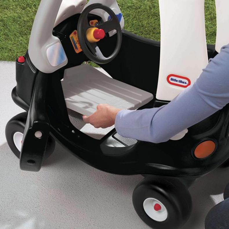 Cozy Coupe 30th Anniversary Tikes Patrol Ride-On รถขาไถ ผลักเดิน รถตำรวจสีดำหน้าการ์ตูน