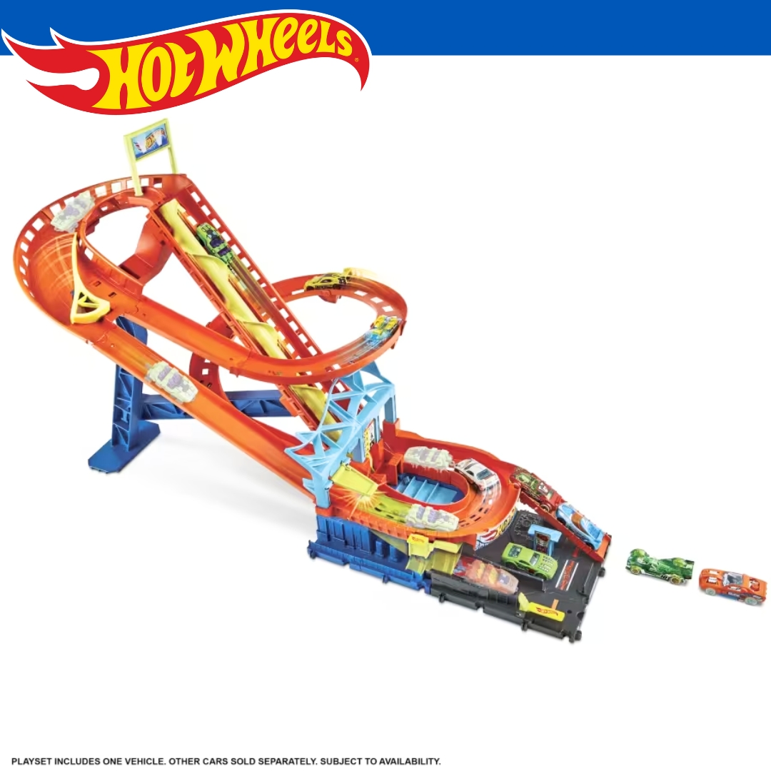 นำเข้า 🇺🇸 สุดยอดความมันส์แบบ Non-Stop! 🎢 Hot Wheels Roller Coaster Rally พาการแข่งรถไปสู่ความตื่นเต้นสุดขีด