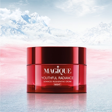 MAGIQUE YOUTHFUL RADIANCE ADVANCED REGENERATING NIGHT CREAM (มาจีค ยูธฟูล เรเดียนซ์ แอดวานซ์ รีเจเนอเรติง ไนท์ครีม)