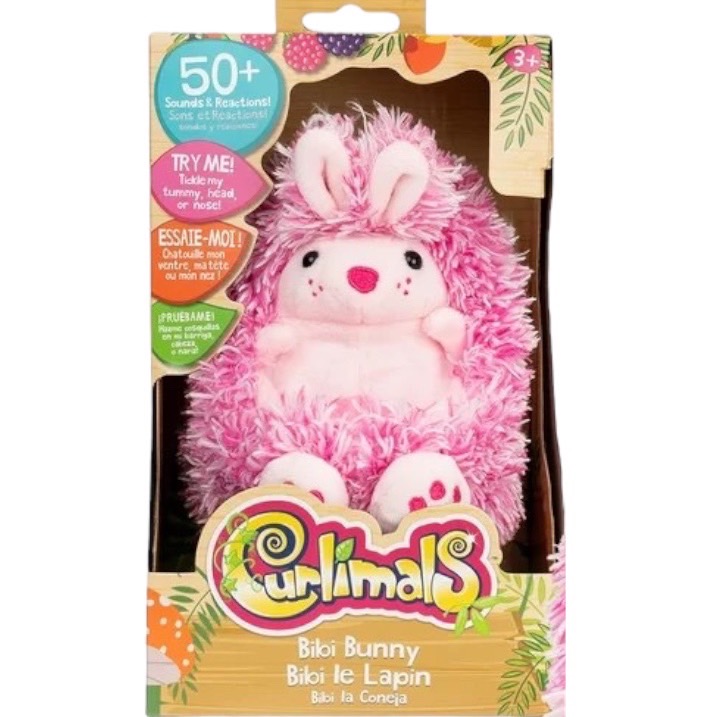 นำเข้า USA Curlimals Higgle the Hedgehog - โต้ตอบ, เคลื่อนไหว, พูดคุย,ตุ๊กตาเม่น สัตว์เลี้ยงของเล่นหัวเราะคิกคัก, กว่า 50 เสียง, 5 นิ้ว เหมาะสําหรับเด็กอายุ 3+ปี ราคา 1,490 บาท