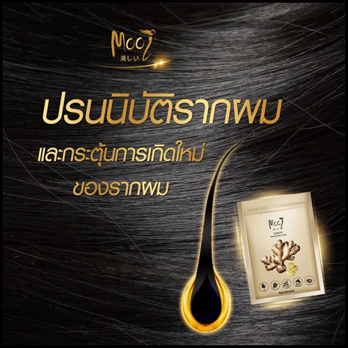 โมอิ จินเจอร์ เฮอร์เบิล แฮร์ Mooi Ginger Herbal Hair Care โมอิสครับขิง