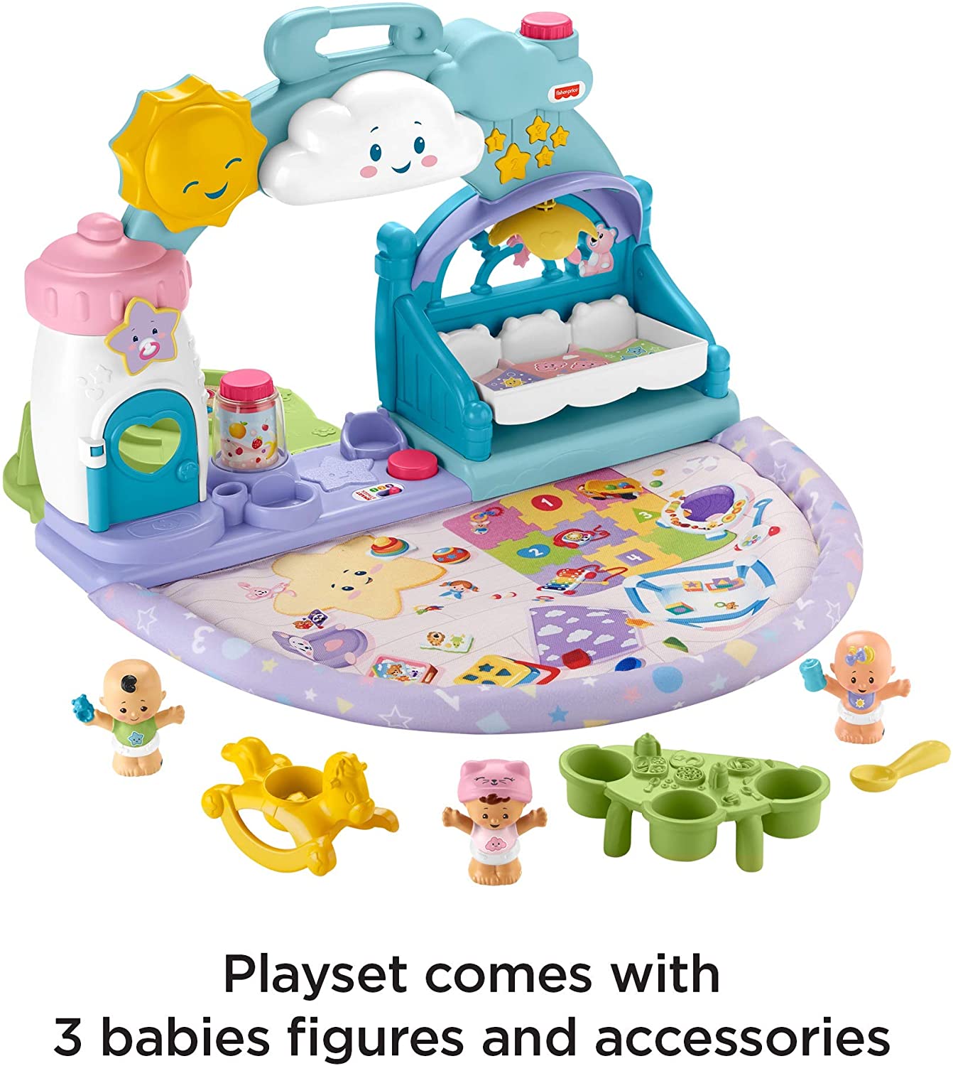 ชุดของเล่นพร้อมดนตรีพร้อม Fisher-Price Little People 123 Babies Playdate ราคา 2,990 - บาท