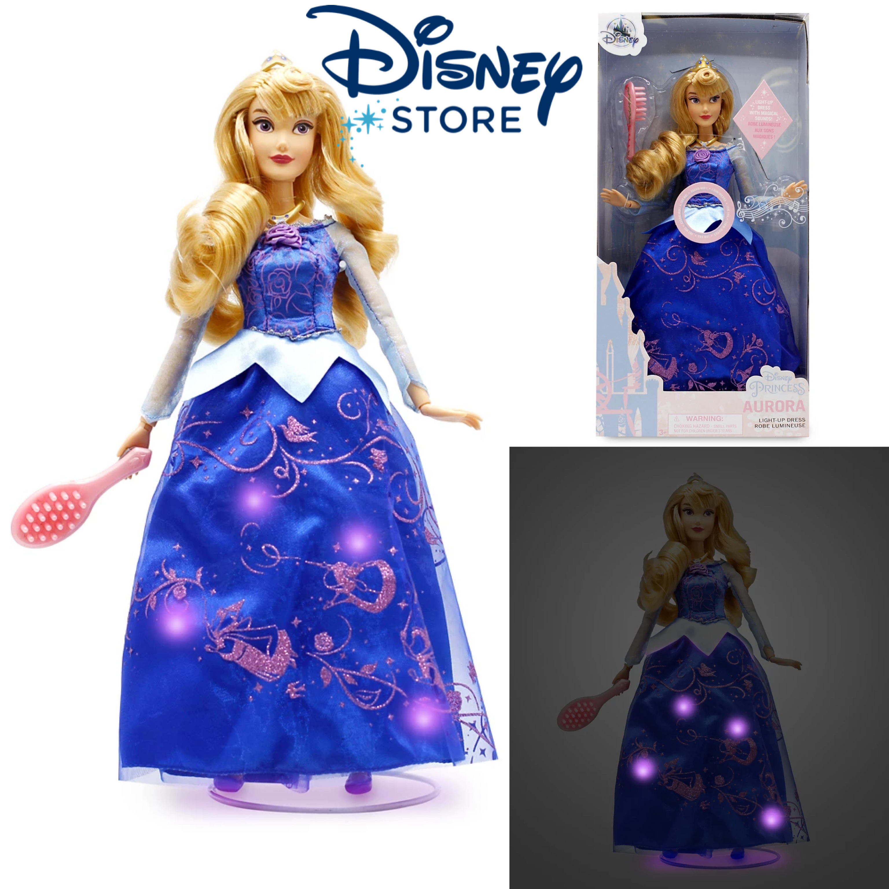 ลิขสิทธิ์แท้จาก Shopdisney USA ตุ๊กตาเจ้าหญิง Aurora Premium Doll with Light-Up Dress – Sleeping Beauty – 11'' ราคา 1090