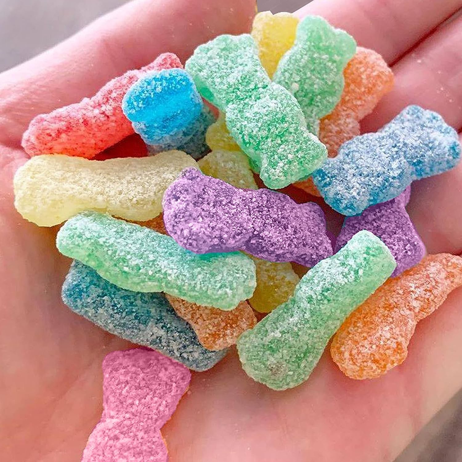 ขนมนำเข้าus เยลลี่รสเปรี้ยวสุดคลาสสิค SOUR PATCH KIDS Soft & Chewy Candy , 24ห่อ ( 2oz.)
