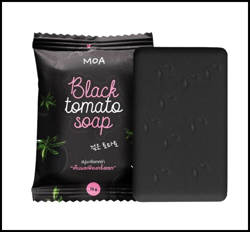สบู่มะเขือเทศดำ Black Tomato Soap By MOA