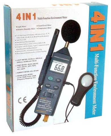 CEM รุ่น DT-8820 เครื่องวัดแสงเสียงอุณหภูมิและความชื้น,Digital multifunction(4-1),environment meter