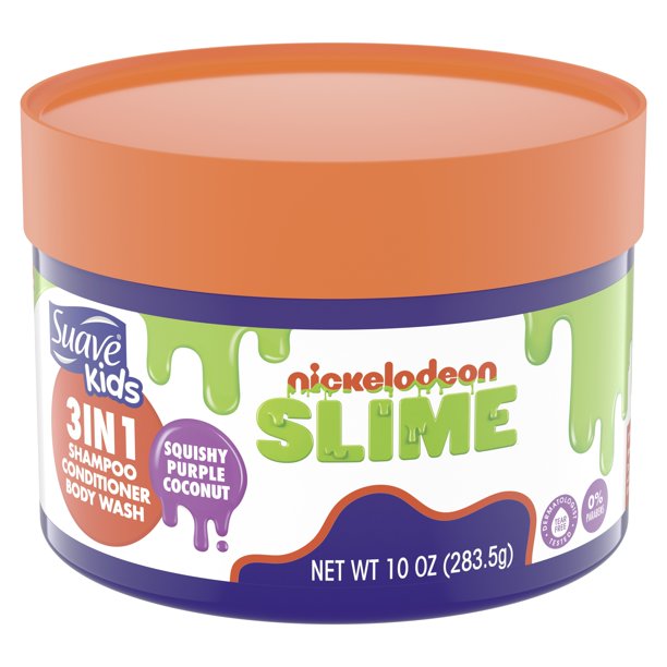 สบู่สไลม์ Suave Kids Shampoo, Conditioner, Body Wash 3 in 1 for squishy Purple coconut 10 oz ราคา 450 บาท