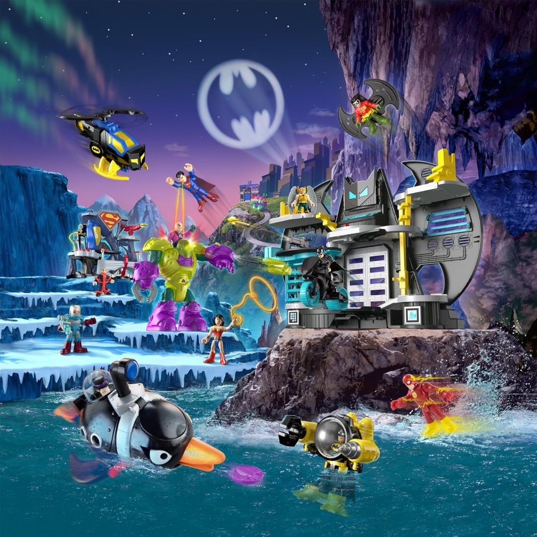 นำเข้า 🇺🇸 Imaginext Batcave ของเล่นสุดเท่จาก Fisher-Price พร้อมไฟและเสียงสุดอลังการ ราคา 4,990 บาท