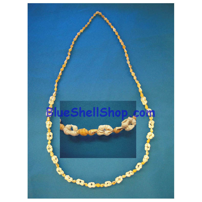 สร้อยคอเปลือกหอยลายพุฒิซ้อน