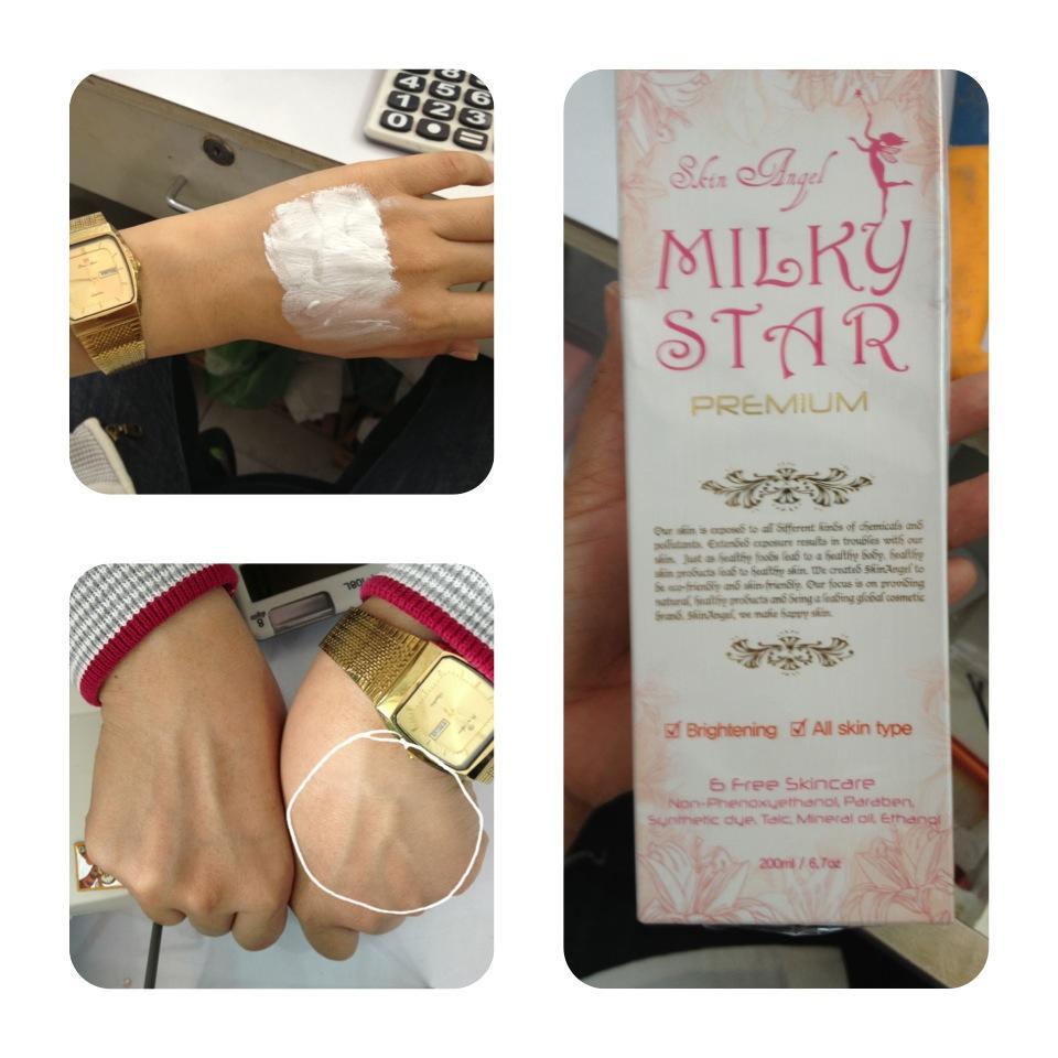 มิลกี้ สตาร์ มาส์กบำรุงผิวขาว(Skin Angel Milky Star Premium)