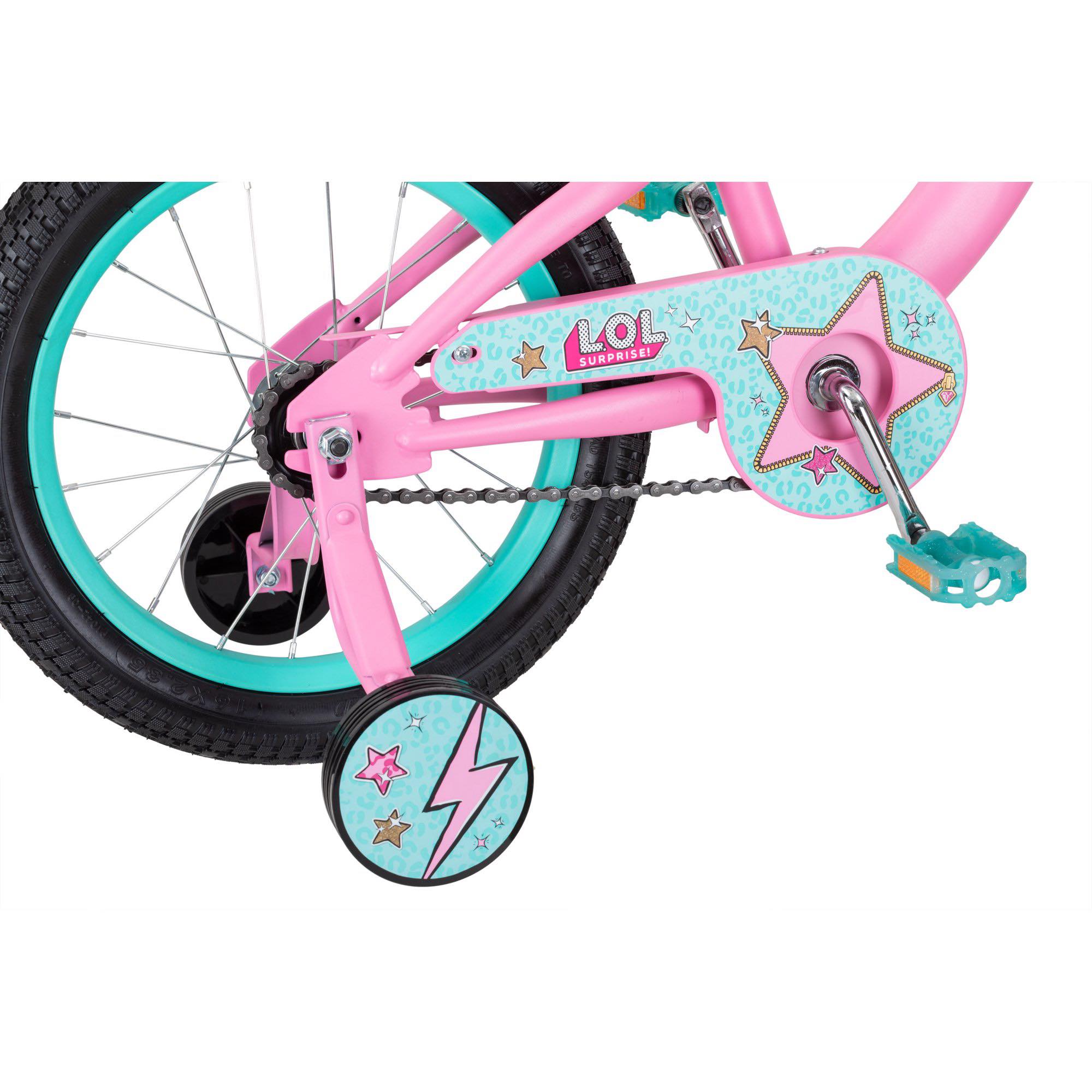จักรยานเด็กล้อ 16 นิ้ว สำหรับเด็ก 5-7 ขวบ ลาย LOL Surprise kids bike, 16-inch wheel, Girls, Pink ลิขสิทธิ์แท้นำเข้า USA