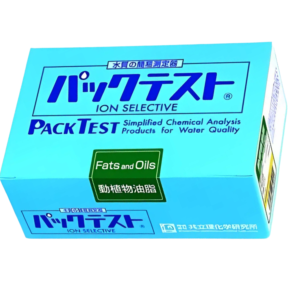 Kyoritsu รหัส WAK-FAT ชุดทดสอบไขมันและน้ำมันที่อยู่ในน้ำ,Pack test fats and oils ,meas.range:5～200mg/l,Quantity(30pc./box)
