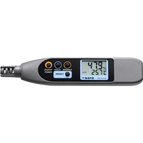 SK Sato รุ่นPC-5110เครื่องวัดอุณหภูมิความชื้นอากาศแบบปากกา