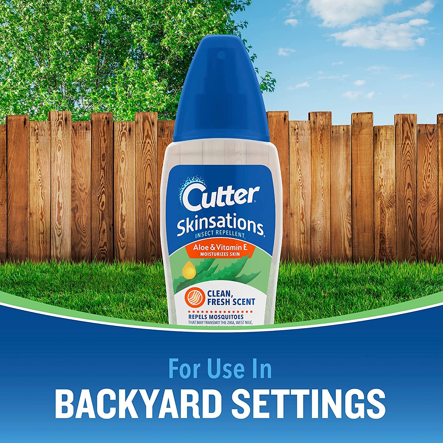 แนะนำสินค้าใหม่ขายดีค่ะ สเปรย์ป้องกันยุงได้ทุกสายพันธุ์ ได้ผลดีเยี่ยม ผลิตจากประเทศอเมริกา Cutter Skinsations Insect Repellent 6 oz. Made in USA