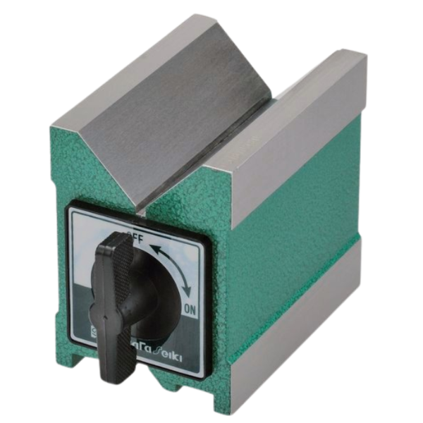 Niigata Seiki(SK) รหัส MV-70G วีบล็อคแม่เหล็กสำหรับวางชิ้นงาน,v-block magnetic,size: 60x73x70mm