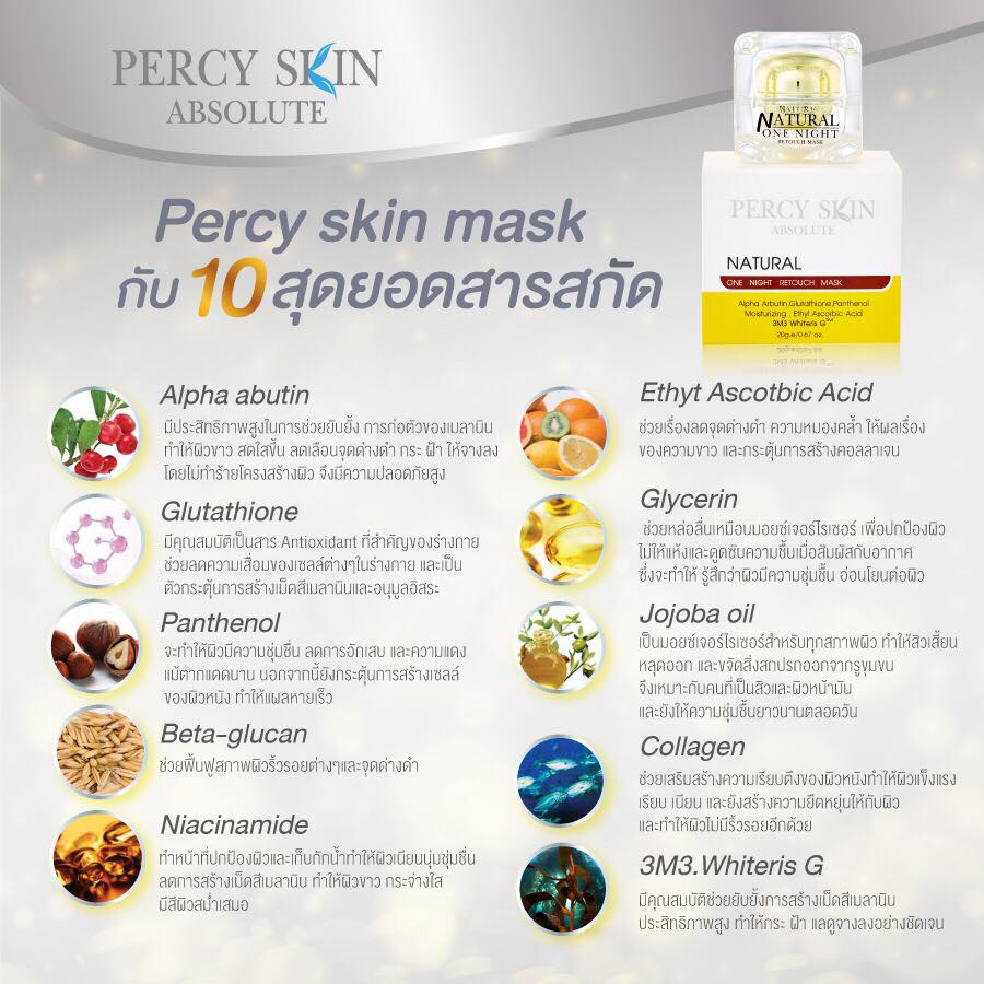 เพอร์ซี่สกิน มาส์ก (Percy Skin Absolute Mask)