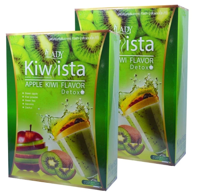 กีวิสต้าดีท๊อกซ์ รสแอปเปิ้ล กีวี่ (Kiwista Detox)