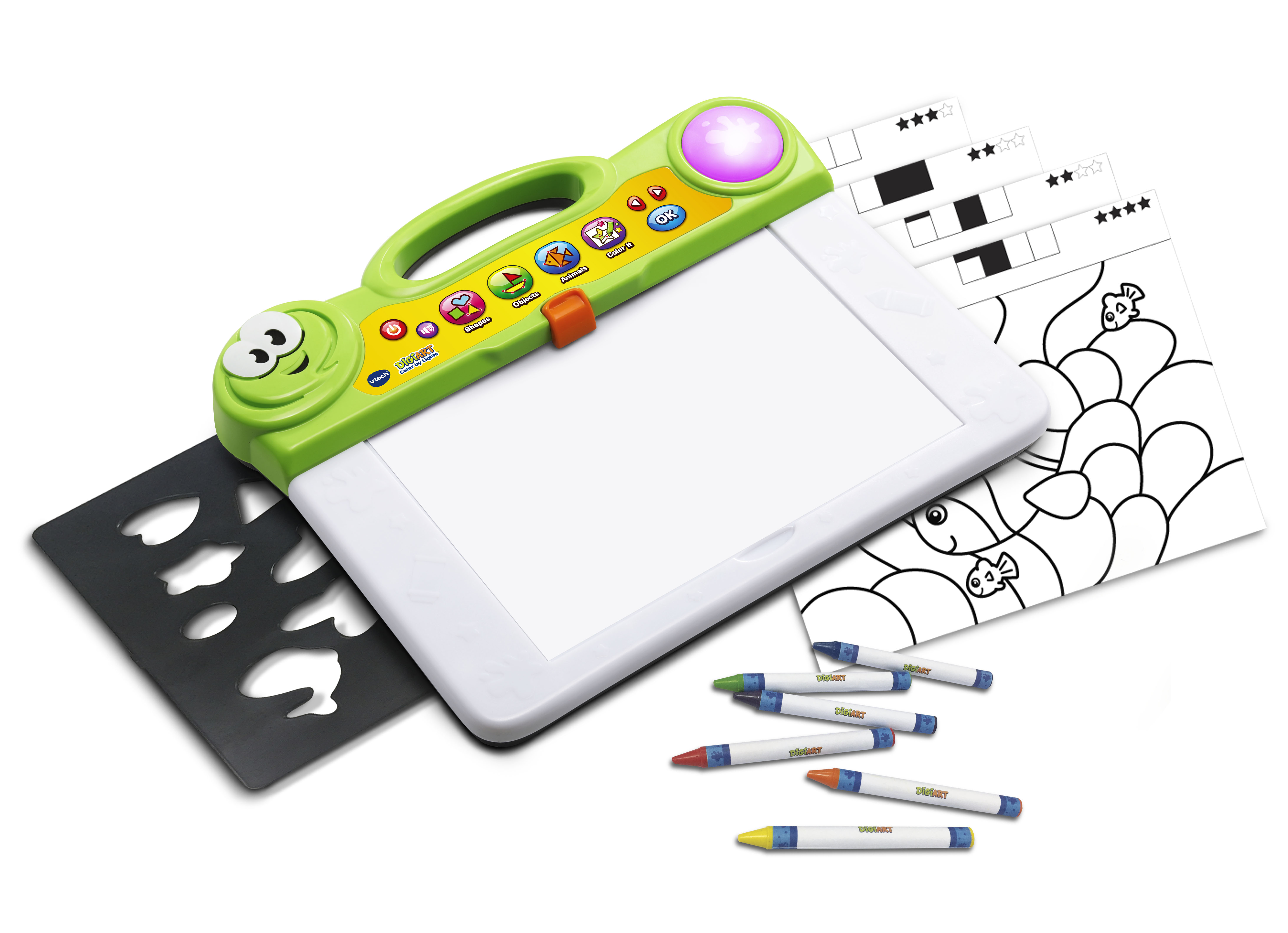 กระดานอัจฉริยะพูดได้ สอนวาดรูป ระบายสีและคำศัพท์ VTech DigiArt Color by Lights ราคา 1690 บาท