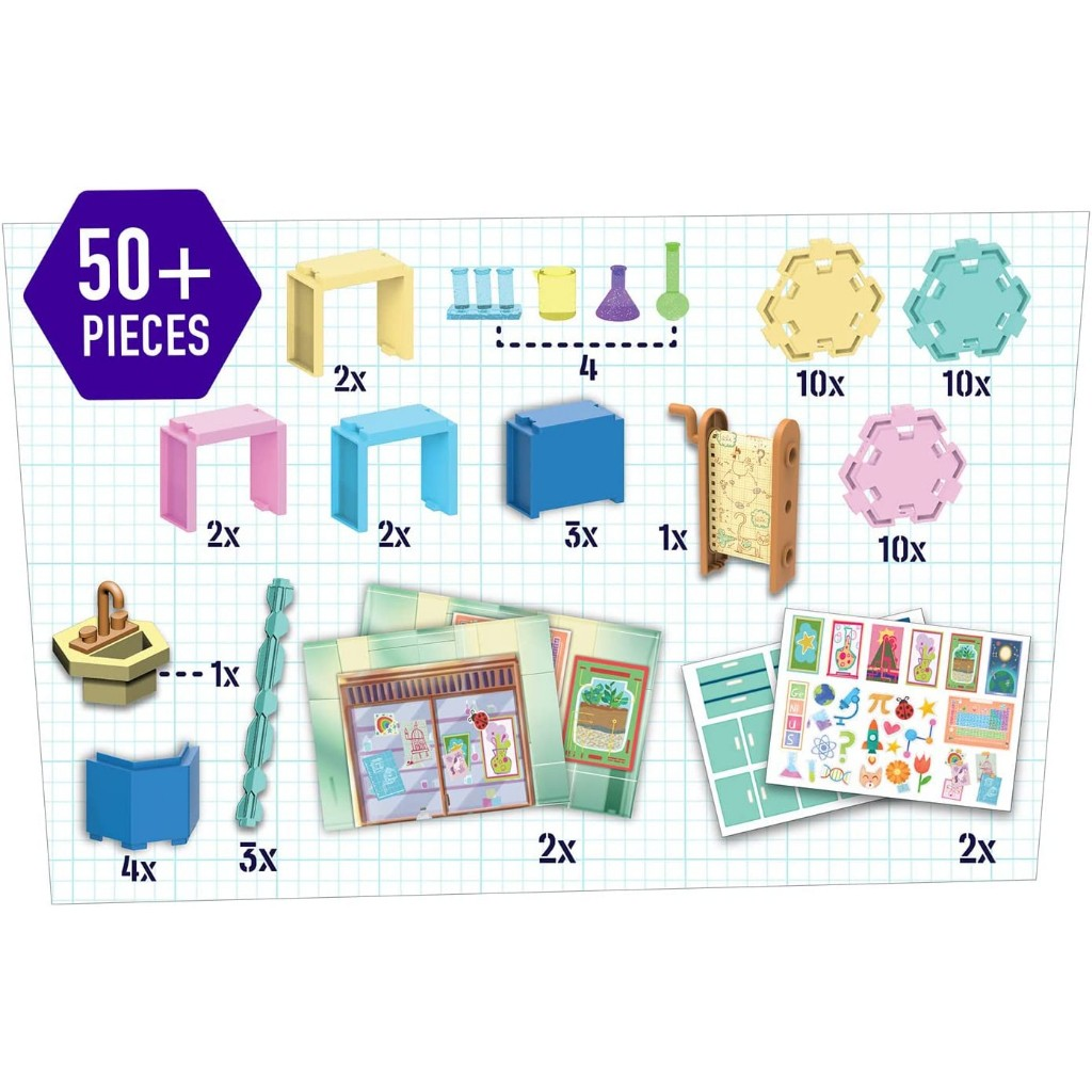 นำเข้า USA Just Play Ada Twist Deluxe Create-A-Lab Playset, STEM Toy Figures and Playsets, Kids Toys for Ages 3 Up, Gifts and Presents ราคา 1,290.-บาท