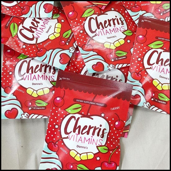 เชอรี่อัดเม็ด เชอรีส วิตามิน Cherris Vitamins By Donna's