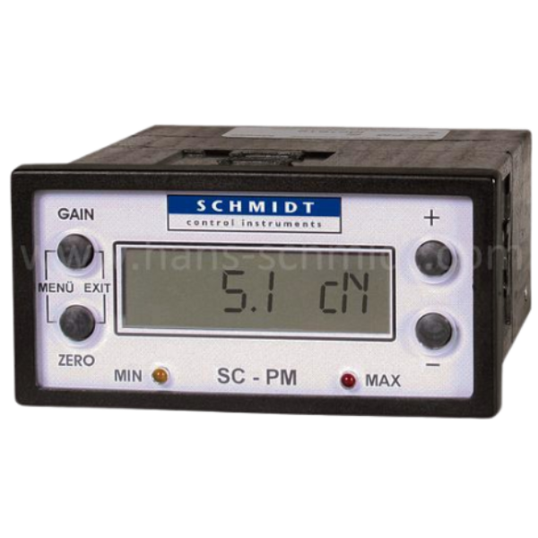 Schmidt รุ่นSC-PMเครื่องแสดงผลวัดค่าความตึง,Panel mount digital display for Schmidt tension sensors.