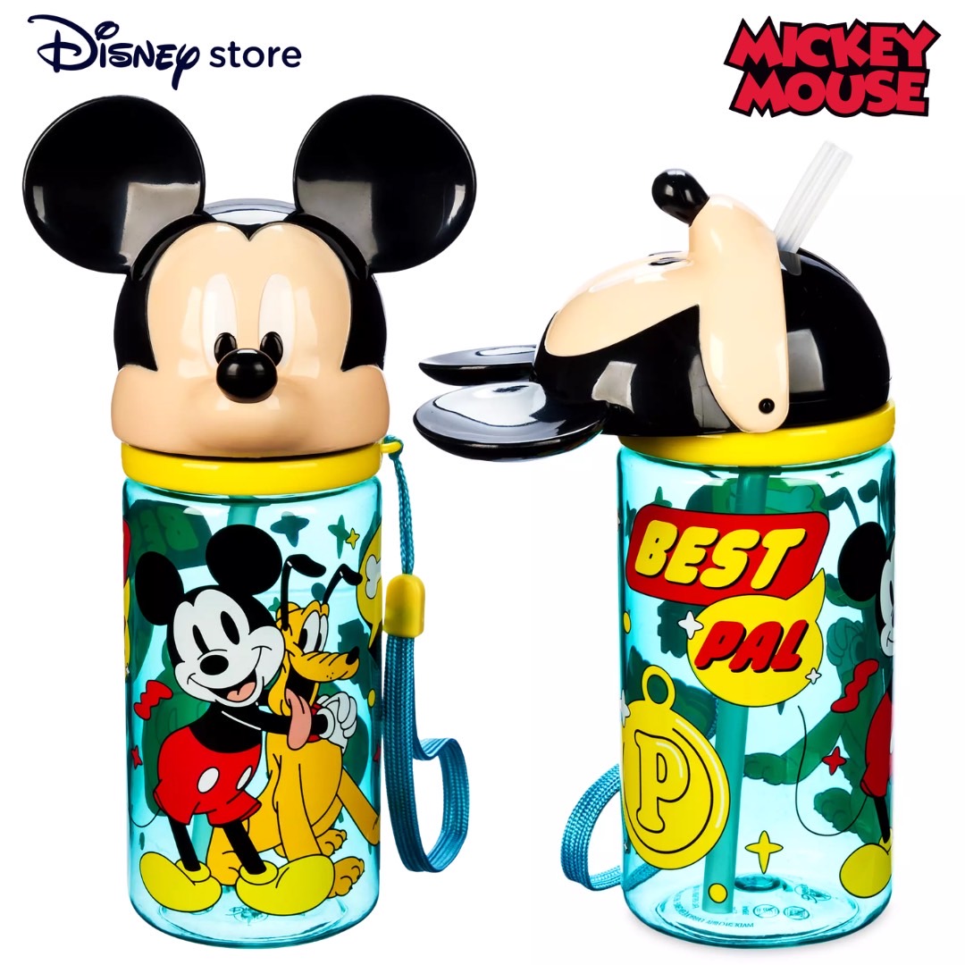 นำเข้า 🇺🇸 ✨🥤 น่ารักเกินต้านขวดน้ำ✨ ✨ ดีไซน์สุดคิ้วท์ พร้อมหลอดในตัว Figural Water Bottle with Built-In Straw🥤 ราคา 690 บาท