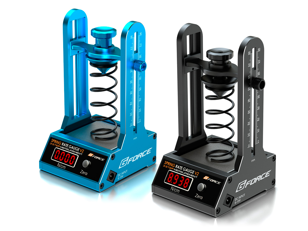 GForce รุ่นV2-G0316เกจวัดอัตราแรงยืดสปริงสีน้ำเงิน,Spring rate gauge(Blue),meas.range:0.000～20.00N/cm