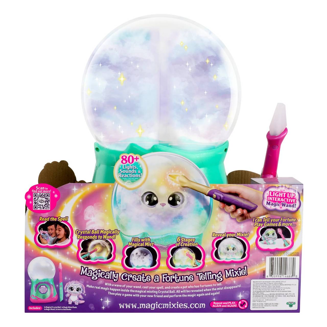 ล็อตใหม่ รุ่นใหม่ ตุ๊กตา Magic Mixies Sparkle Magic Crystal Ball สีชมพู ราคา 4,190 บาท