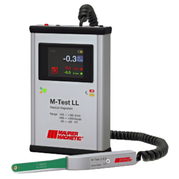 Maurer Magnetic รุ่นM-Test-LLเครื่องวัดคลื่นสนามแม่เหล็กไฟฟ้า,Tesla meter,residual magnetism,Range in Magnetic DC Field:+/-200Gauss/160A/cm/20mT
