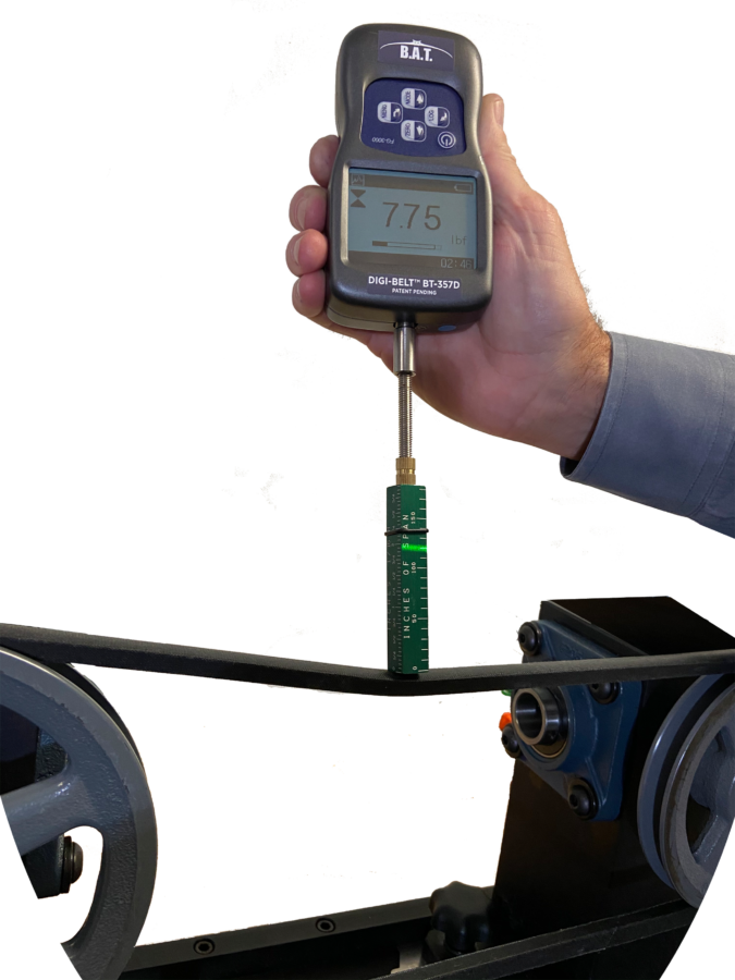B.A.T รุ่น GI-BELT XF-3000-110 เครื่องวัดความตึงแบบกดที่สายพายพาน,Belt tension tester digital measurement