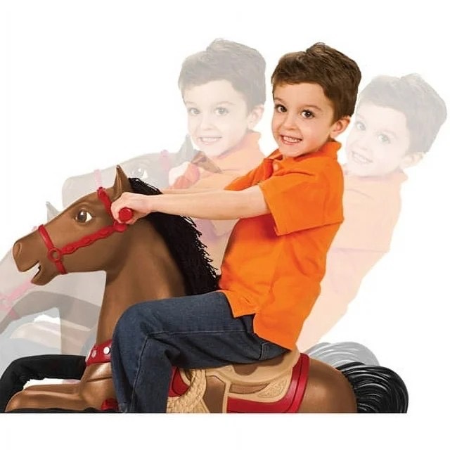 นำเข้า US Radio Flyer, Blaze Interactive Spring Horse, Ride-on with Sounds for Boys and Girls - ราคา 9,500 บาท