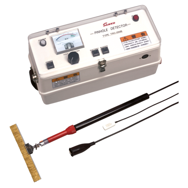 Sanko รุ่น TRC-250B เครื่องทดสอบโพรงอากาศรูเข็มและความพรุน,Pinhole&Holiday Detectors(Alarm Lamps&Buzzer),Output voltage:5～25kV(Peak value)
