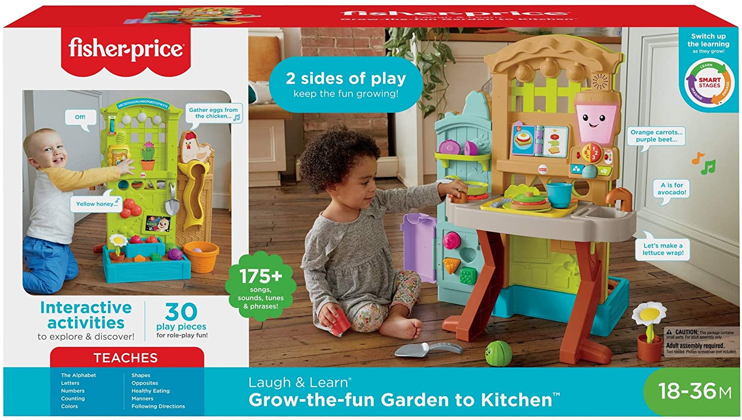 จากฟาร์มสู่ครัว Fisher-Price Laugh & Learn Grow-the-Fun Garden to Kitchen ราคา 4,390 บาท