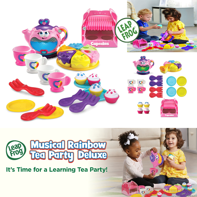 ชุดกาน้ำชาหลากสี LeapFrog Musical Rainbow Tea Party Deluxe ราคา 2,390.-