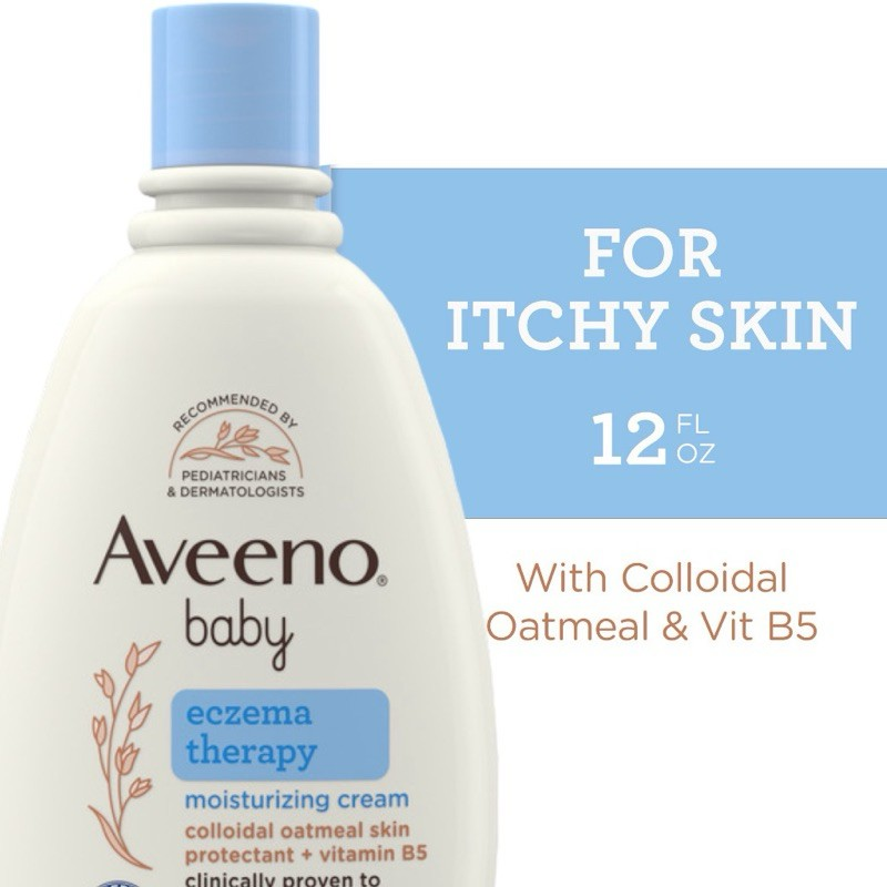 ครีมบำรุงผิวเด็ก สำหรับผิวที่แห้งและคัน Aveeno Baby Eczema Therapy Moisturizing Cream เเพ็คคู่ ราคา 1590 บาท