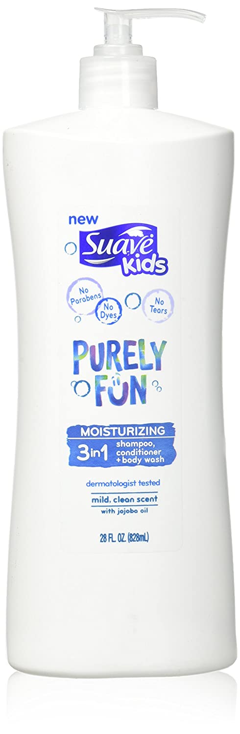 Suave Kids 3 In 1 Shampoo + Conditioner+ Body Wash Purely Fun, 28 Ounce ราคา 480.- บาท