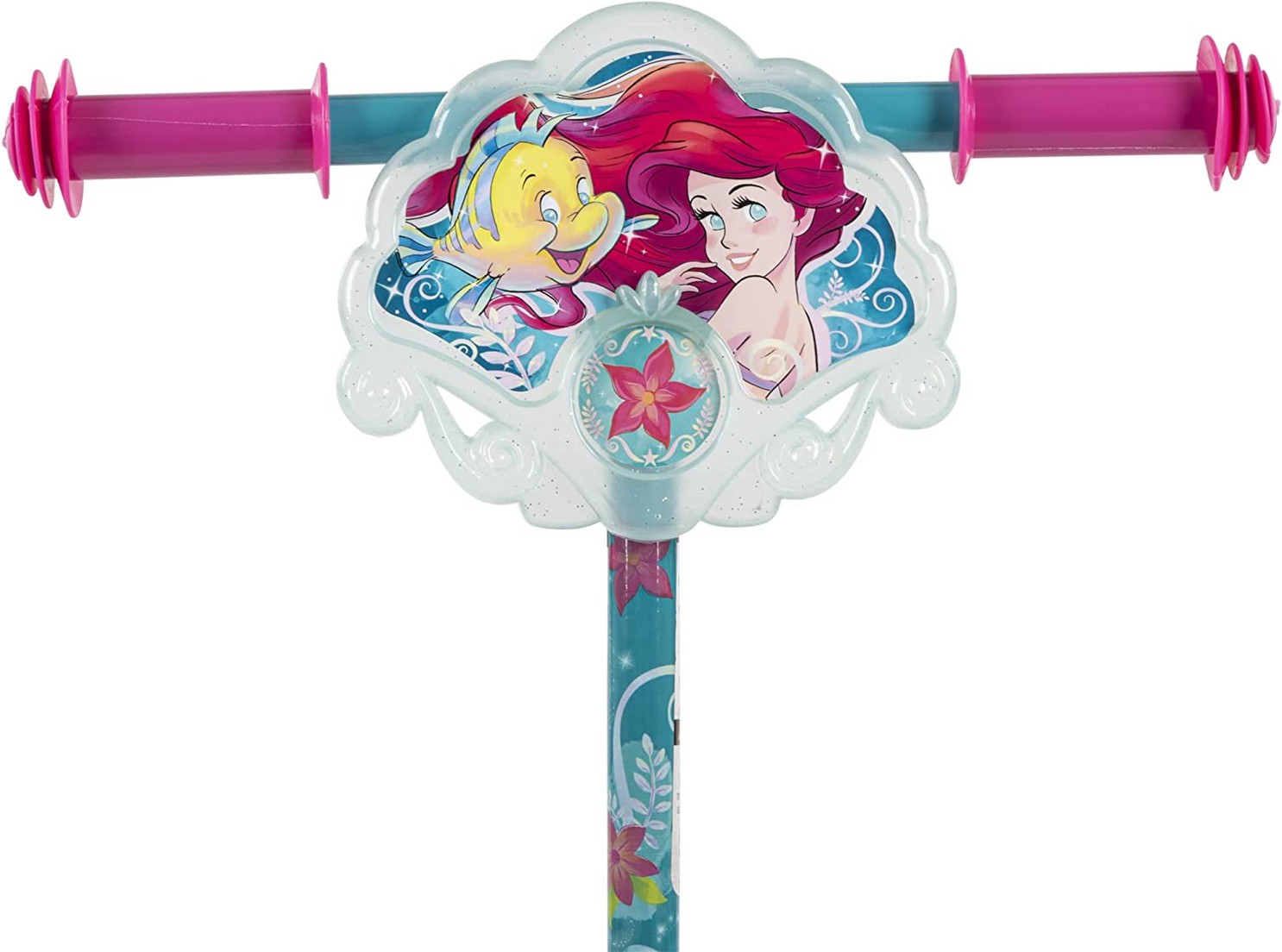 สกู๊ตเตอร์แอเรียล Huffy Disney The Little Mermaid Electro-Light 3 Wheel Scooter - Aqua/Pink ราคา 2,990 - บาท