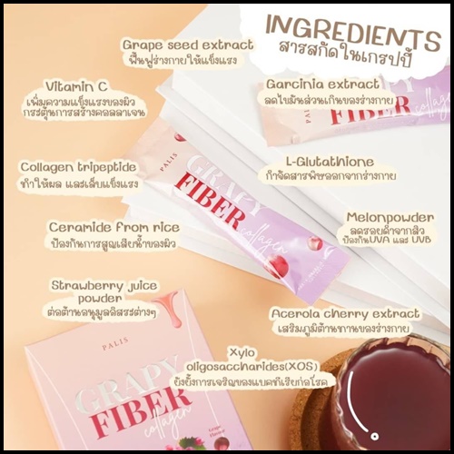 เกรปปี้ ไฟเบอร์ คอลลาเจน Grapy Fiber Collagen