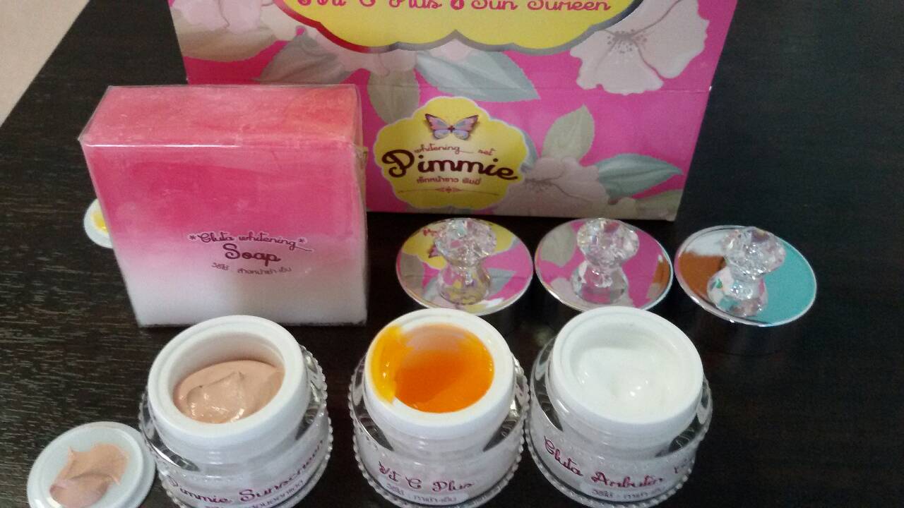 เซ็ทครีมหน้าใส by.พิมมี่ (Whitening Set Pimmie)