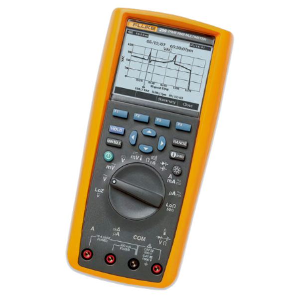 Fluke รุ่น Fluke-289 ดิจิตอลมัลติมิเตอร์พร้อมดาต้าล็อกเกอร์,True-rms industrial logging multimeter with TrendCapture