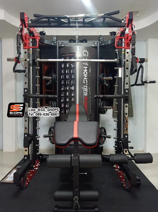 Jammer Arms แจมเมอร์ อาร์ม อุปกรณ์เสริมใช้กับ Smith Machine MONSTER FORCE G11 สมิทแมชชีนG11