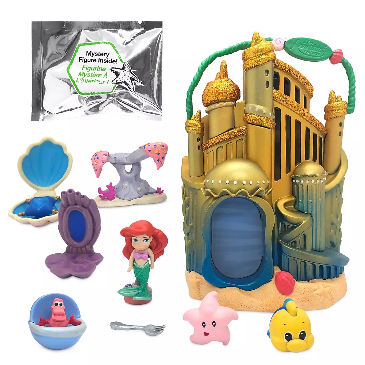 มินิเพลย์เซ็ท Disney Animators' Collection Littles Ariel Palace Play Set – The Little Mermaid ราคา 1250 บาท