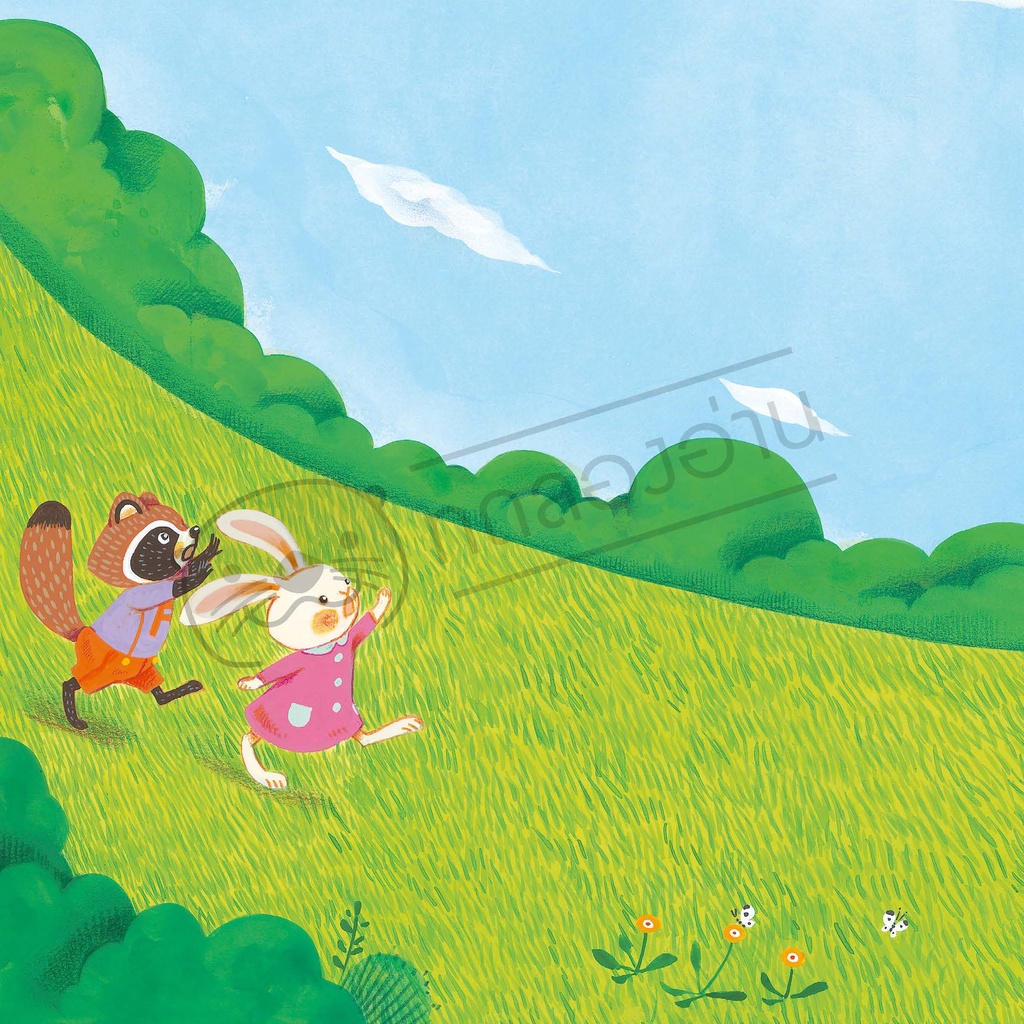 เครื่องบินกระดาษของกระต่ายน้อย