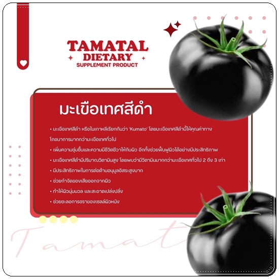 น้ำชงมะเขือเทศ โทเมทอล Global White Tomatal