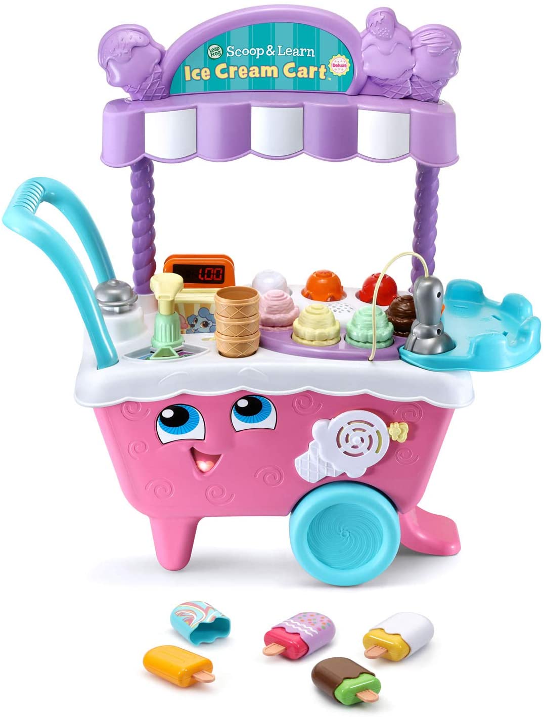 รถขายไอศครีมเด็ก รุ่นใหม่ LeapFrog Scoop and Learn Ice Cream Cart สื่อการสอนเด็กแนวของเล่น จากแบรนด์ดัง นำเข้า USA