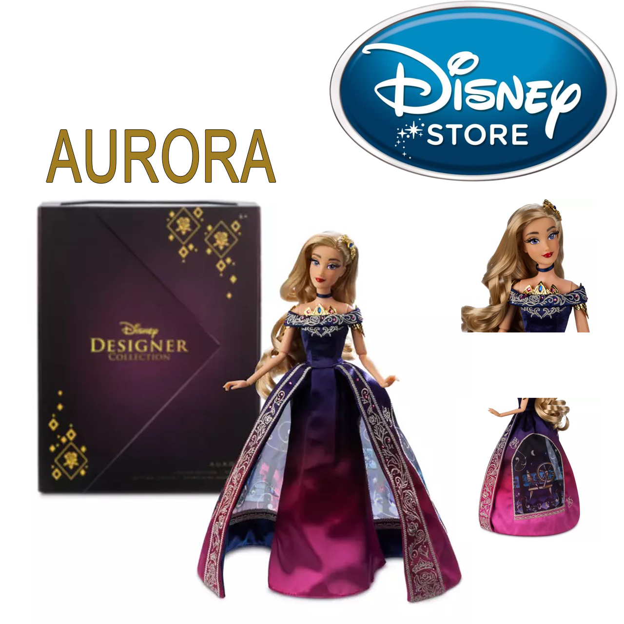 Disney Designer Collection Aurora Limited Edition Doll – Sleeping Beauty – Disney Ultimate Princess Celebration – 11 3/4'' ราคา 5,990 - บาท