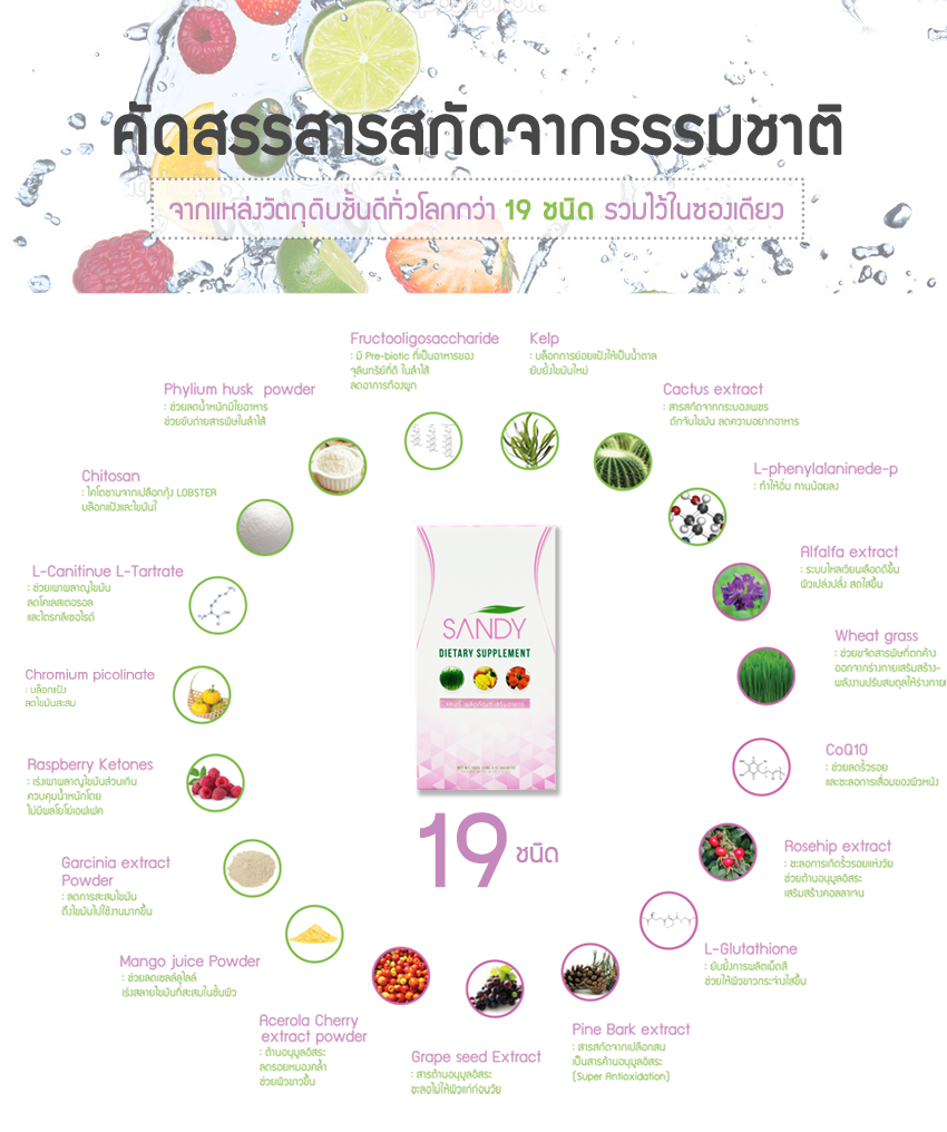 แซนดี้ ดีท็อก 3 มิติ (Sandy Detox 3 มิติ ผลิตภัณฑ์ดีท๊อกซ์)
